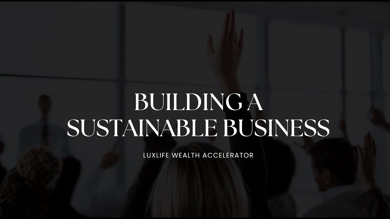 Building a Sustainable Business
