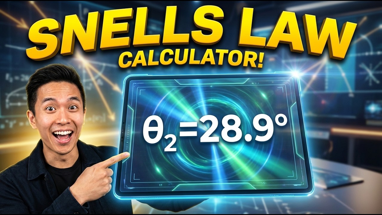 Snells Law Interactive Calculator