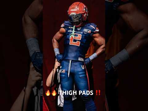 HOW TO GET YOUR THIGH PADS LIKE THE PROS ‼️‼️ #football #shorts #footballdrip  #thighpads #drip