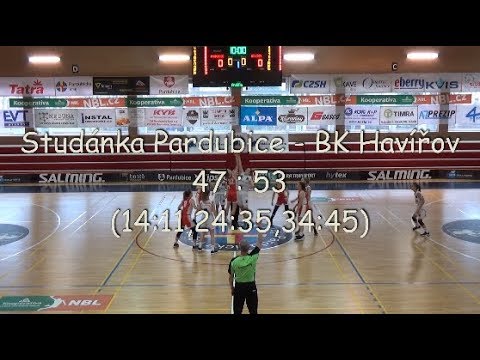2019 0310 U17 Extraliga _ Studánka Pardubice - BK Havířov