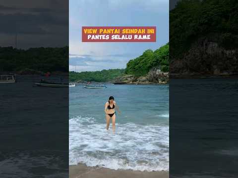 Cuci mata di Pantai Crystal Bay, Nusa Penida! Pas banget buat kamu yang cari keindahan tersembunyi! 🌊✨