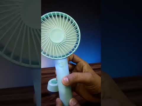 Plastic White Mini Portable Fan, 4 Inch video by Amay Retail India