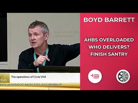 Richard Boyd Barrett Questions Burden on AHBs over Social Housing