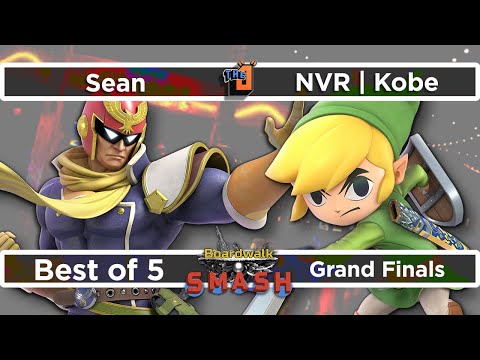 Sean (Captain Falcon) vs NVR | Kobe (Toon Link) Grand Finals - Boardwalk Smash #37 - SSBU