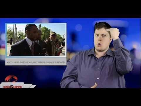 Lawyer hands over tape allegedly showing R. Kelly with teen girl (ASL - 2.15.19)