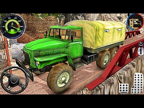 US Offroad Army Truck Driving 3D 2025 - Army Truck Driving Cargo Games - Andriod Gameplay