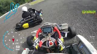 【徳島】ざー君オンボード 練習③ バトル練習 販売車2012年コスミック KT/MAXXIS/150kg Best34秒4 徳島カートランド 2026.05.24