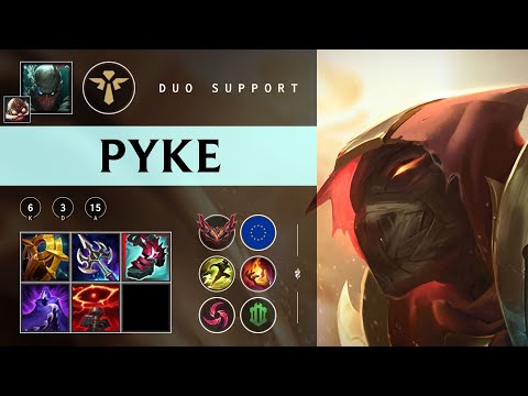 Pyke Support vs Bard - EUW Grandmaster Patch 25.24