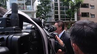 NHK会長は逃亡　　　立花孝志さんが　渋谷　NHK本部に突撃しました