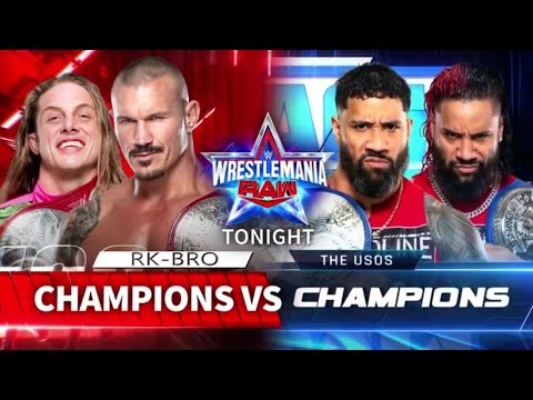 RK-Bro vs The Usos (Champions vs Champions - Full Match Part 1/2)