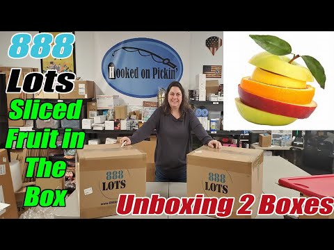 Unboxing 888 Lots Boxes - There was Sliced Fruit in These Boxes - What in the world!? - Re-selling