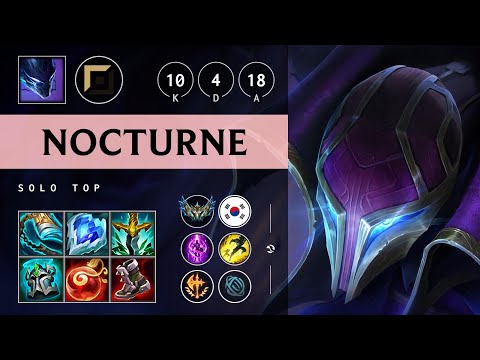 Nocturne Top vs Aatrox: Super CC - KR Challenger Patch 14.18