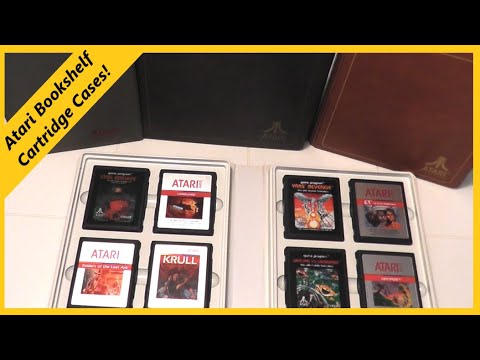 Game Program Case Atari 2600 & 8 Bit Bookshelf Cartridge Holders Review The No Swear Gamer Ep 797