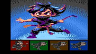 ATARI XL / XE =+ JENNY THE NINJA =+ NEW DEMO 2025