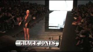 GRACE JONES AT IMG / MERCEDES BENZ FASHION WEEK FALL 2009 COLLECTIONS IN NEW YORK CTIY