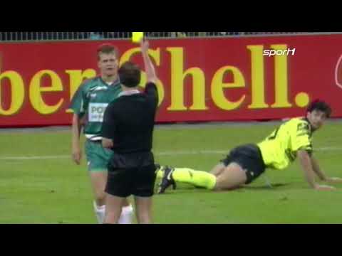 Kartenflut  Borussia Dortmund : Dynamo Dresden 1.Bundesliga 1993/94 5.Spieltag 01.09.1993