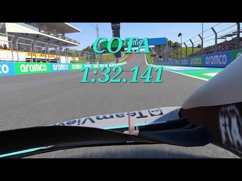 F1 22 USA Circuit of the Americas Hot Lap (1:32.141) + Setup #F122 #USA #F1Game #SimRacing #심레이싱