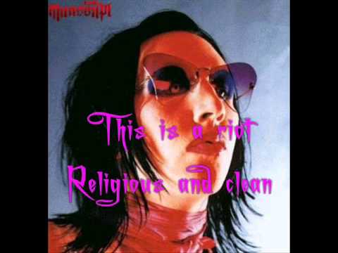 Posthuman - Marilyn Manson [Lyrics, Video w/ pic.]