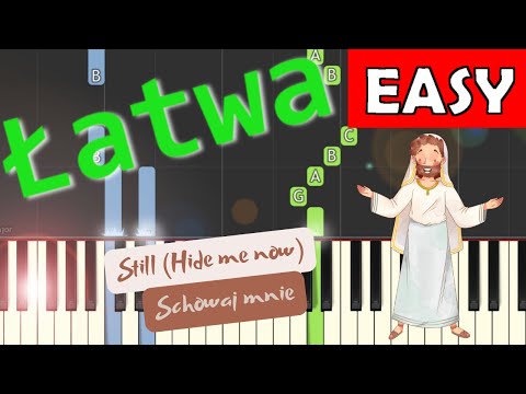 🎹 Schowaj mnie (Ja ufam Ci) - Piano Tutorial (łatwa wersja) 🎵 NUTY W OPISIE 🎼