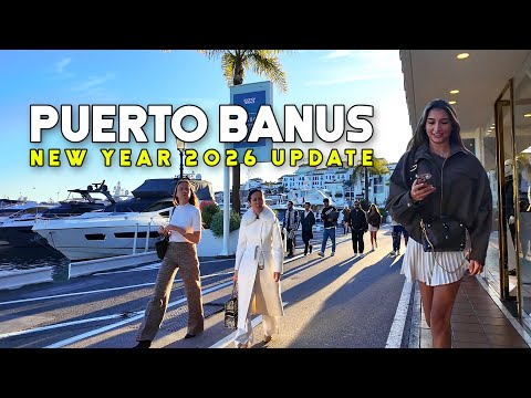Puerto Banus Marbella Spain Luxurious New Year January 2026 Update Costa del Sol | Málaga 🇪🇸