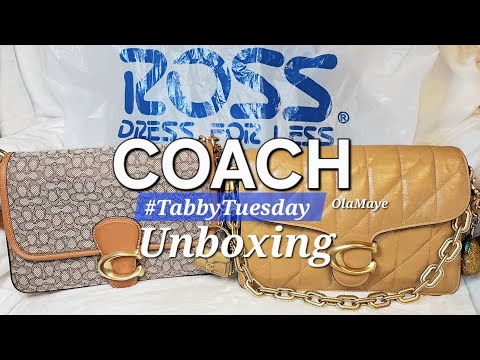 Coach Unboxing #coachbag #coach #handbags  #fashion #bag #purse #coachoutlet #tabbytuesday