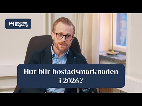 Bostadsmarknaden just nu - Januari 2026
