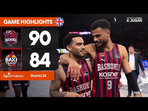 Baskonia - BAXI Manresa  (90-84) GAME HIGHLIGHTS | Liga Endesa 2024-25