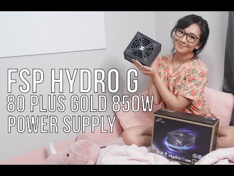 FSP Hydro G Pro 80 Plus Gold 850 watt power supply unboxing and overview