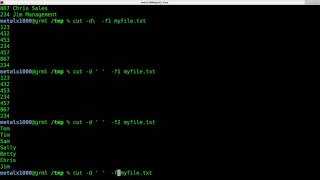 Working with Delimiters in the Linux Shell Scripting tutorial