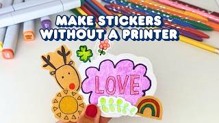 7 METHODS FOR EASY DIY STICKERS | Using Items You Already Have At Home