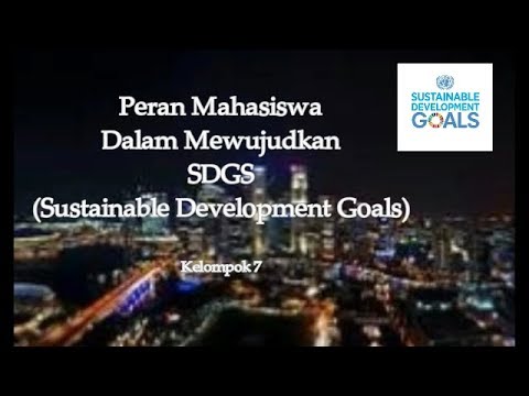 Peran Mahasiswa Dalam Mewujudkan Sdgs