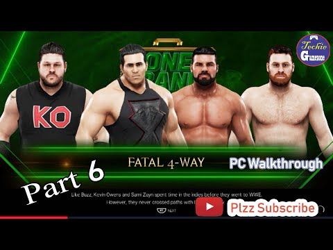 WWE 2K19 My Career Mode PC Gameplay Walkthrough Part 6 "Fatal 4 Way Match"