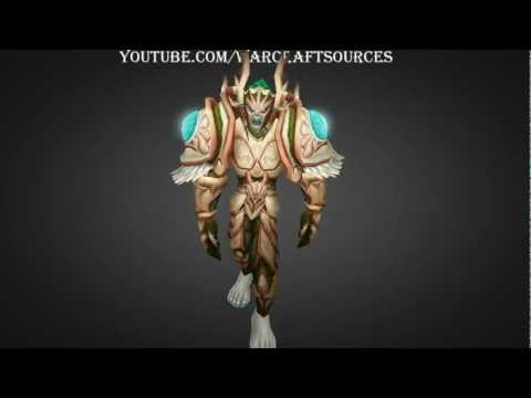 Night elf Druid Tier 4 armor set - T4 - Malorne Harness / Raiment / Regalia