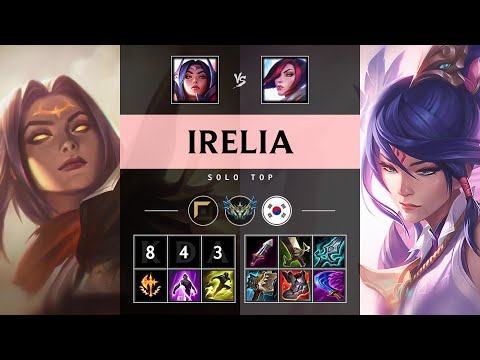 Irelia Top vs Fiora - KR Challenger Patch 25.17