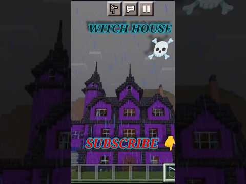🫣SECRET👹WITCH 🤫HOUSE IN MINECRAFT🤓 #techno #gamerz #ethical #gaming #shorts #video #viral #witch