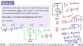 Eğitim Vadisi 11.Sınıf Fizik 5.Föy Newton'ın Hareket Yasaları 4 (Asansör İçinde İvmeli Hareket) Konu Anlatım Videoları