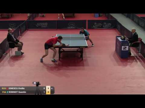 ITTF World Tour Polish Open 2015  IONESCU Ovidiu vs ROBINOT Quentin