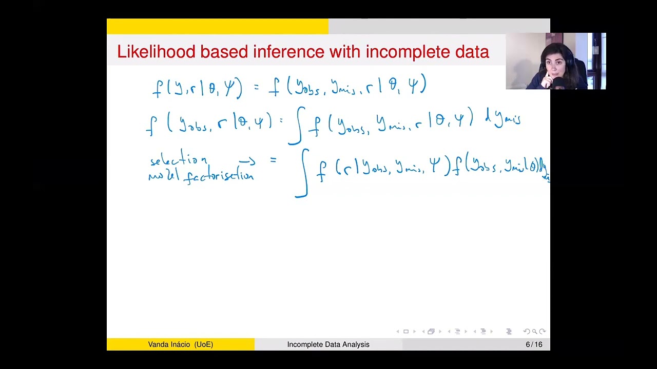 Maximum likelihood for missing data: part 1