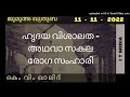 k v khalid ഹൃദയ വിശാലത അഥവാ സകല രോഗ സംഹാരി jumua quthuba 11 november 2022