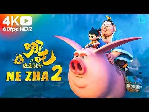 Ne Zha 2 – Film d'animazione cinese: (inglese) – Tutti i momenti epici in 4K HDR 60fps!