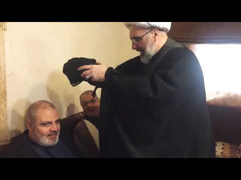 ⁣تعمم أحد السادة العلماء على يد الدكتور الشيخ إبراهيم العاملي جوار السيدة خولة عليها السلام