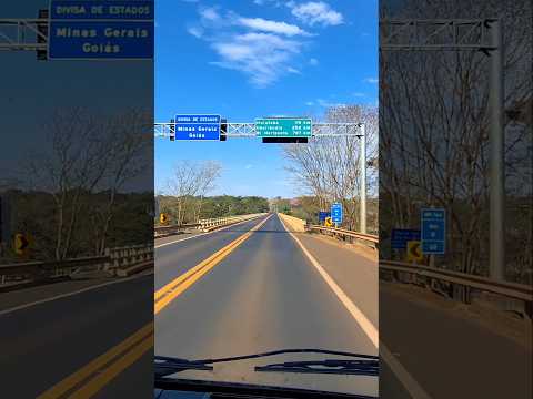 🚐 Cruzamos a divisa entre Goiás e Minas Gerais! Você conhece essa ponte?