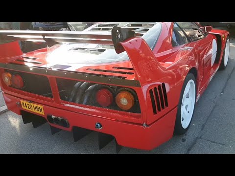 Ferrari F40 LM exhaust sound