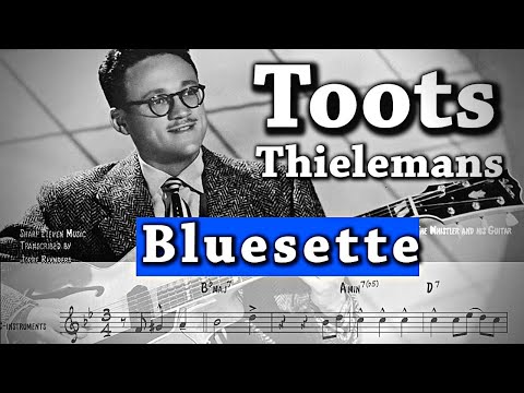 The Whistler and his Guitar's solo transcription on Bluesette (Toots 100!)