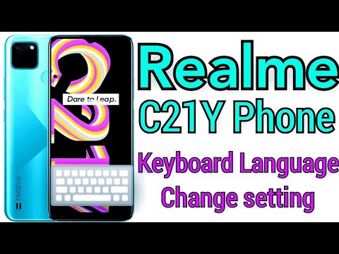 Realme C21Y keyboard language change setting..#realme #phone  #setting