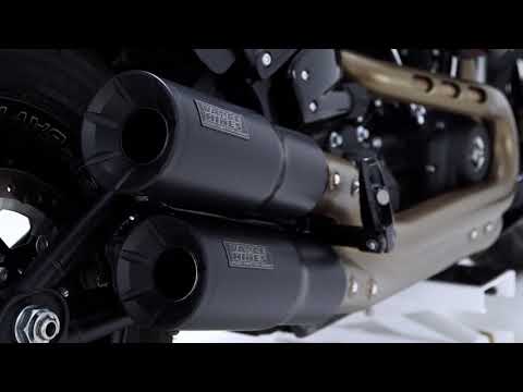 Vance & Hines High-Output Slip-ons - Black - 2018 Softail Fatbob