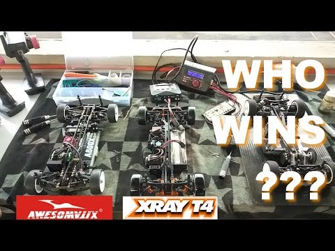 Awesomatix A800X Evo vs Xray T4 2018 RC Car Review
