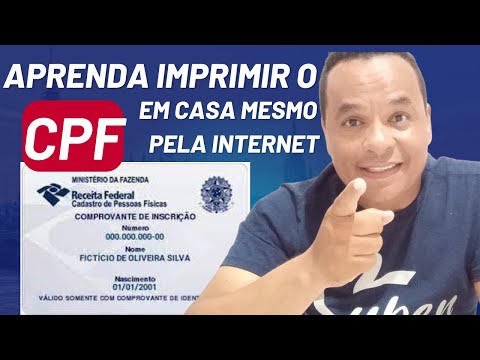 Vídeo: CPF Receita Federal: imprimir comprovante de inscrição