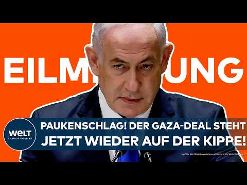 NAHOST: Paukenschlag! Benjamin Netanjahu stellt klar! Der Gaza-Deal wackelt wegen Hamas!