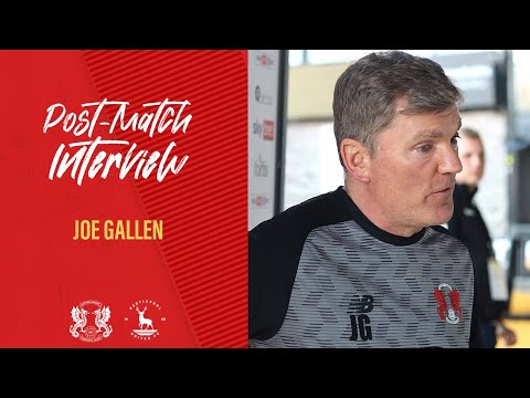 Reaction: Joe Gallen on the O's 5-0 victory against Hartlepool United